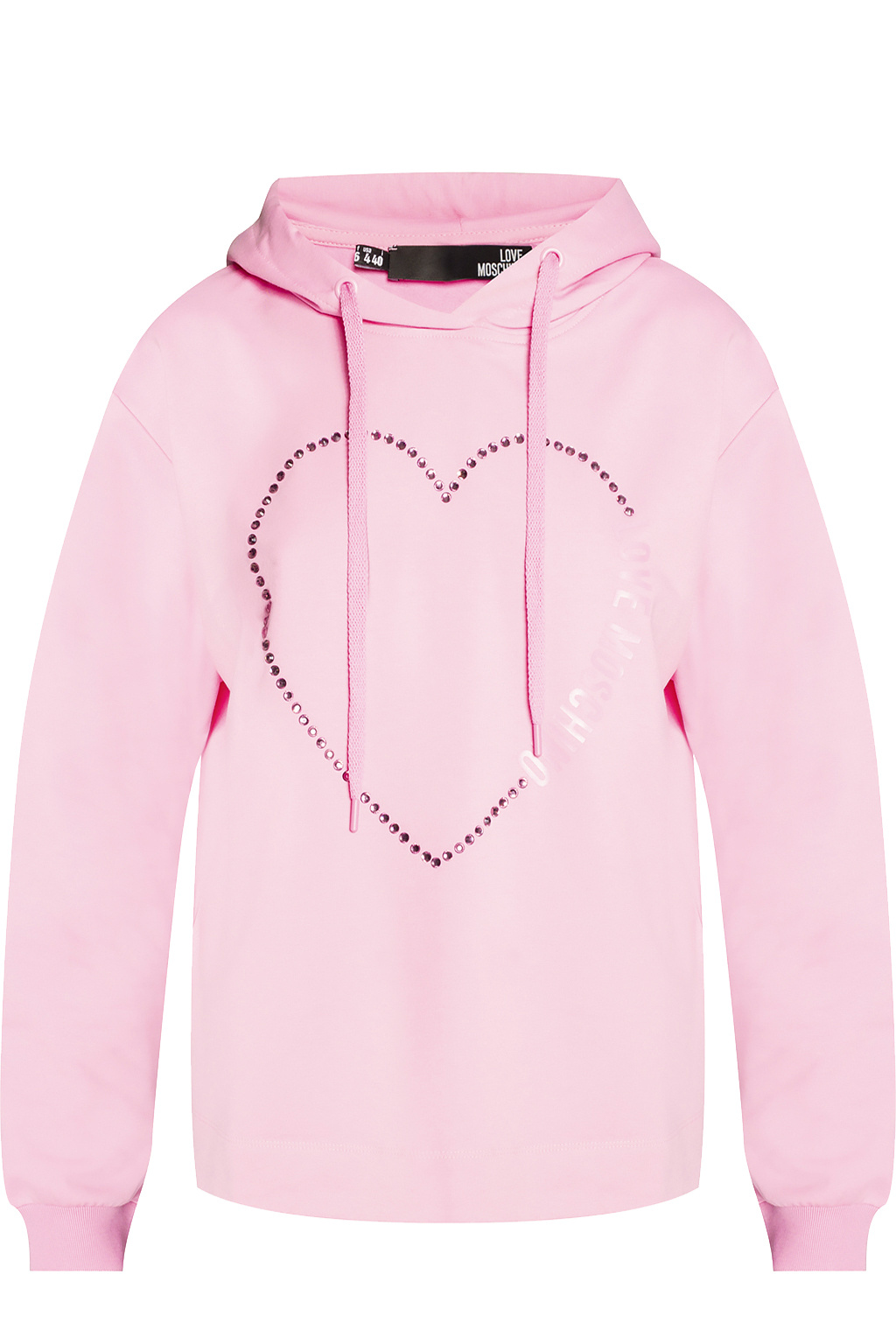 Moschino pink hoodie best sale